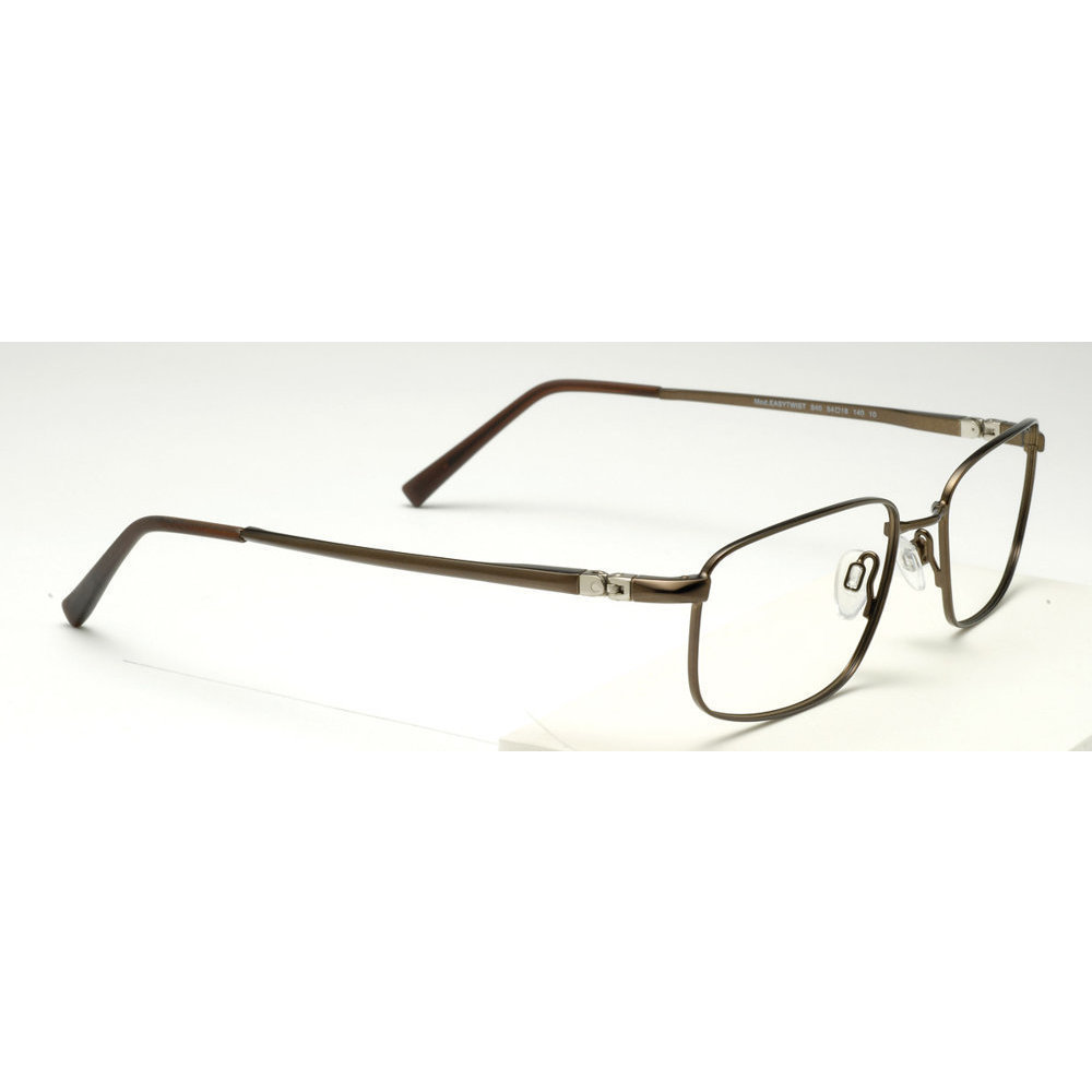 EASYTWIST ET840 Eyeglasses 010 Satin Dark Brown 54mm
